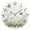 Gold, variant on Vintage Leaves Butterflies Birds Florals Round Wall Clock Silent Analog Battery Operated Gold Pointer Home Decor 9.84" Diameter