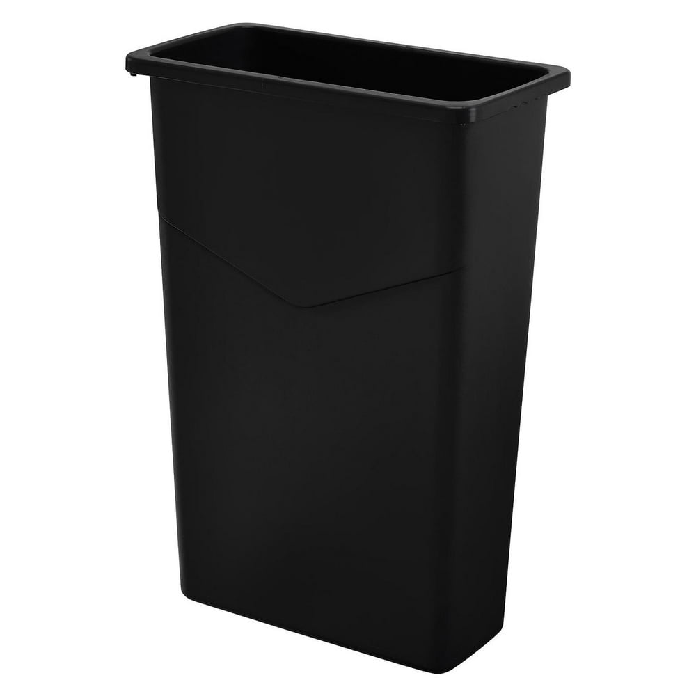 Slim Trash Container, 23 Gallon, Black - Walmart.com - Walmart.com