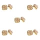 thumbnail image 2 of Guardurnaity Pendientes de tuerca, joyería elegante, regalos, estilo Simple, elegante, brillante, pendientes de tuerca para mujer, adorno de vestir para Type2 NO2 Guardurnaity CBP374557, 2 of 4