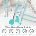 thumbnail image 3 of Kit aplicador de brochas Jaasuee, 7 unidades, para maquillaje en crema y resina, 3 of 7
