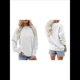 thumbnail image 3 of Sudaderas Informales de Cuello Redondo para Mujer, Camisetas de Larga y Corte Holgado para Otoño. S, 3 of 6