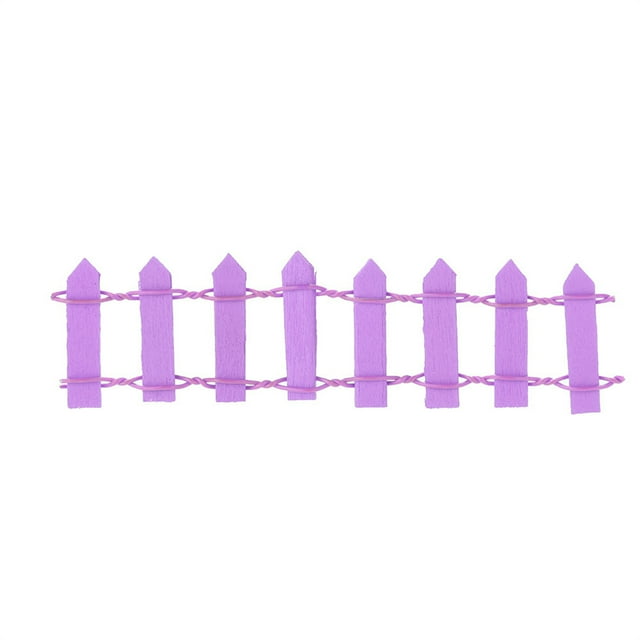 WIFKLSIIPG Wood Fence P Alisade Miniature Garden Home Decoration Mini DIY Craft Micro