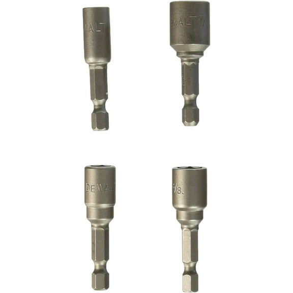 4-Piece Magnetic Nutdriver Bit Set Dewalt Screwdriver Bit Sets DW2229