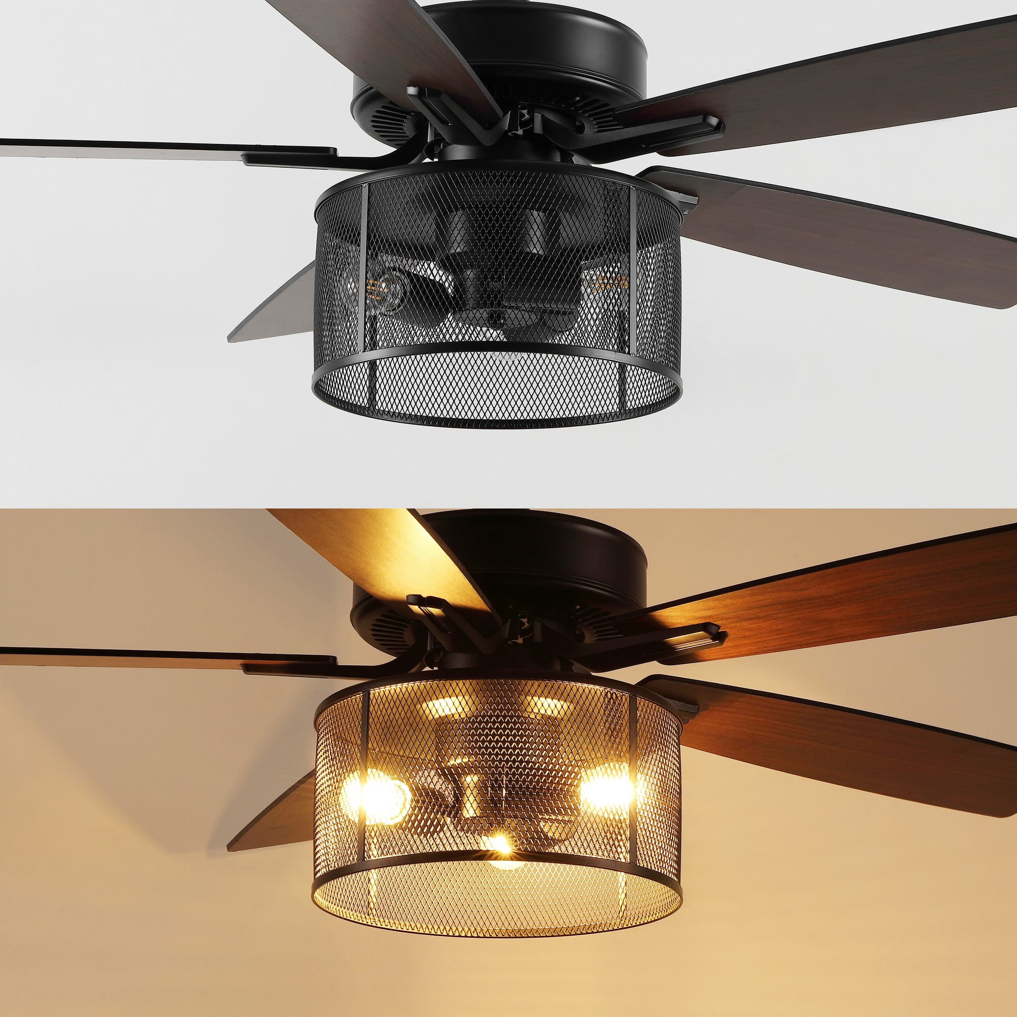 Zephyr Smart Indoor and Outdoor 3-Blade Ceiling Fan 52in