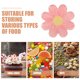 thumbnail image 2 of 10 platos desechables de papel con forma de margarita, platos originales de 18 cm (7 pulgadas) para postres, ideales para cumpleaños, baby showers, fiestas de té estilo boho y eventos primaverales., 2 of 7