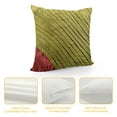 thumbnail image 4 of Euro Pillow Sham, Apple Green Euro Shams Suede Euro Sham Covers, Solid Color, Pintucks, Textured, Striped, Contemporary European - Contemporary Apple Green, 4 of 5