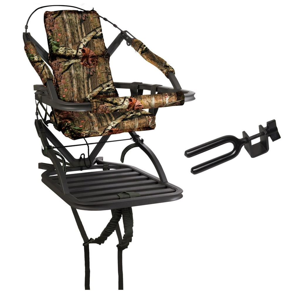 NEW! Summit Titan SD 81118 Deer Hunting Self Climbing Treestand + Bow