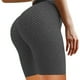 thumbnail image 4 of Gibobby Leggings cortos de yoga para mujer Pantalones cortos de glúteos ajustados Pantalones de yoga de 2 piezas para deportes de levantamiento de muj(Negro,M), 4 of 5