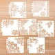 thumbnail image 1 of Plantilla de pintura hueca 7 piezas Wosthever decoración ornamento DIY plantilla niños decoración del hogar, 1 of 6