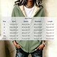 thumbnail image 3 of LUVDA Women's Fleece Lined Zip Up Hoodie Sherpa Warm Drawstring Pocket Winter Jacket, 3 of 5