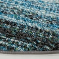 thumbnail image 3 of SAFAVIEH Porcello Manus Geometric Area Rug, Charcoal/Blue, 6'7" x 6'7" Round, 3 of 9