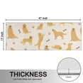 thumbnail image 5 of Kitchen Rugs Sets Of 2,Golden Retriever with Bones and Paws Anti Fatigue Kitchen Mat Rugs Non Slip Washable,Decorative Kitchen Floor Mats for Kitchen,Sink,Laundry,17"X47", 5 of 5