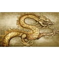 thumbnail image 2 of Art Atelier Alliance 18x12 White Modern Wood Framed Museum Art Print Titled - Golden Dragon, 2 of 4