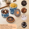 thumbnail image 6 of BZSMCE Food Storage Container 304 F Stainless Steel Containers Anchored Repetition Printing, 6 of 8
