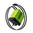 thumbnail image 1 of 120W Dual-Port Fast Charger with Retractable Cables for All Smartphones, Tablets, & Laptops, Wall Quick Charge Adapter, 1 of 8