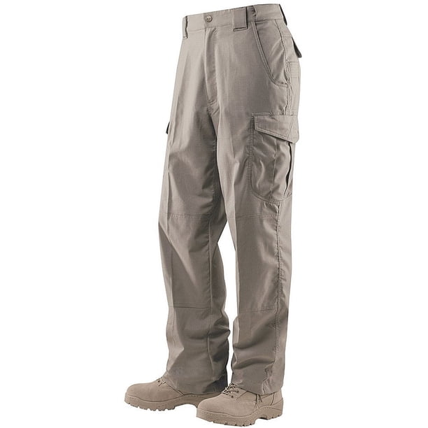 Pantalones Tru-Spec Serie 24-7 Ascent para hombre, color caqui, 34 de ancho x 30 de largo