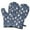 Dark Blue Ballerina, variant on Cute Oven Mitts,Dark Blue Princess Castle Pattern Oven Mitt 2-Pack Set,Kitchen Gloves for Oven,Heat Resistant Oven Mitts 7.7"x12"