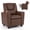 Coffee, variant on Costway Kids Recliner with Cup ackrest & Footrest for Boys & GirlsHolder with Adjustable Blue