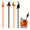 Magic Edition, variant on 36 Pack Halloween Cocktail Stirrers, 18cm Skeleton Skull Drink Sticks with Coffin Cross RIP Tombstone Hand Designs, Food Grade Plastic PS Swizzle Sticks for Halloween Party Bar Cocktail Decorations
