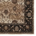 thumbnail image 2 of Linon Tapis Vintage Isfahan en Microfibre Polyester Tissé à la Machine 5'x7'6 Pouces en Ivoire, 2 of 7