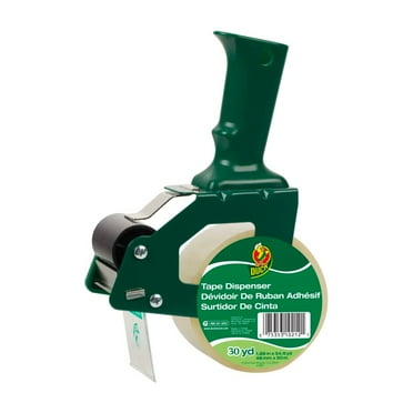 Duck Brand 30yd x 1.88in Heavy Duty Clear Packing Tape with Dispenser