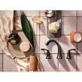 thumbnail image 7 of MOEN 84468BL Korek 8 in. Widespread Double Handle High-Arc Bathroom Faucet with Valve in Matte Black, 7 of 7