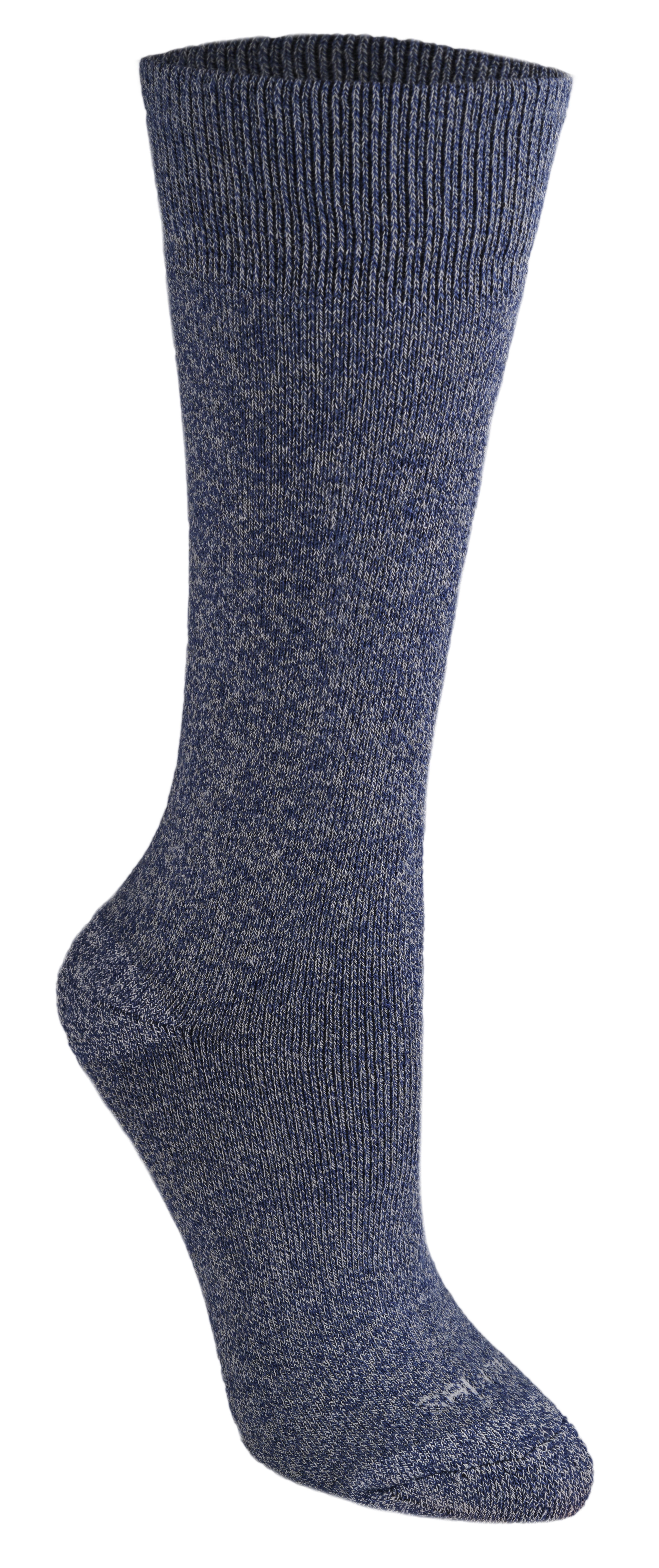 Genuine Dickies Women's Charcoal Fiber Basic Thermal Crew Socks, 2-Pack