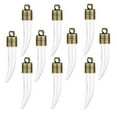 thumbnail image 1 of MasteelfCA 10 Pcs Mini Bouteilles en Verre en Forme de Piment pour Souhaits (Transparent), 1 of 7