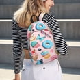 thumbnail image 5 of Fotbe Cupcakes and Donuts Mochila de Lona con Estampado, Mochila Duradera, Mochila Versátil de Alta Calidad, Mochila Compacta Vintage-Small, 5 of 5