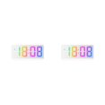 thumbnail image 1 of relayinert Colorful Digital Numbers For Easy Reading Large Display Screen Double Placement 8009D  WhiteOuter 2Set, 1 of 6