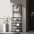 thumbnail image 1 of Coat Rackwith Bottom Shelves,Standing Coat Rack Modern Standing Coat Rack Metal Coat Rack Leading Edge Technology, 1 of 1