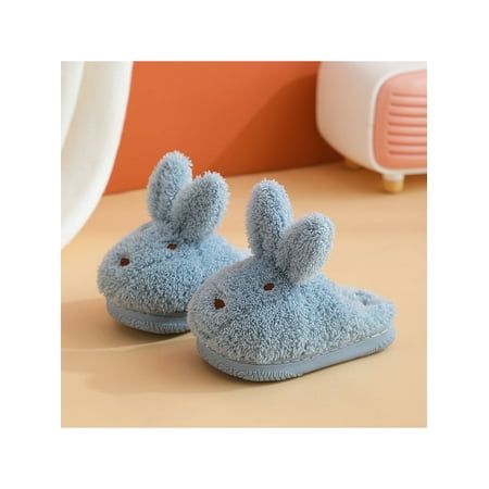 

SIMANLAN Boys and Girls House Slippers Kids Animal Indoor Slipper Fuzzy Toddler Home Shoe