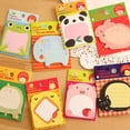 thumbnail image 2 of Versión Coreana De Dibujos Animados En Forma De Animal Post-It Notas De Estudiante Papelería Regalos Papel, 2 of 4