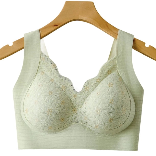 Brasier sin Varillas Mujer Sujetador Push up sin Costuras para Mujer, Cómodo, sin Aros, Transpirable, Suave, sin Relleno, para Uso Diario Mediana