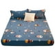 thumbnail image 2 of Sábana impermeable para protectores de colchón - 200x90cm Funda de colchón azul lavable y transpirable con recubrimiento elástico ajustado en TPU para protección contra la mojes, 2 of 9
