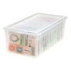 IRIS Modular Media Storage Box with Photo and Craft Keepers, Clear