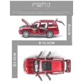 thumbnail image 3 of Coche de juguete Toyota Land Cruiser a escala 1:32 con música y luz, color rojo, 3 of 5