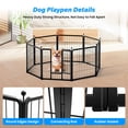 thumbnail image 3 of Parque infantil para perros Simple Deluxe, portátil, 24 cm, 8 paneles, 3 of 7