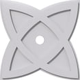 thumbnail image 1 of Ekena Millwork CMP18CM-02000 18 Po OD x 2 Po ID Carré Cosmo Architecture Grade Médaillon de Plafond Contemporain PVC, 1 of 1