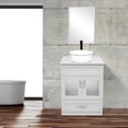 thumbnail image 6 of PULUOMIS 24" Vanity Bathroom Cabinet with Mirror and Vessel Sink Bowl Faucet Combo Set, 6 of 8