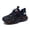 Dark Blue, variant on Kids Mesh Sneakers Boys Girls Casual Shoes Unisex-Child Lightweight Breathable Athletic Running Tennis Walking School Shoes