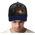 thumbnail image 4 of Grim-Reaper Baseball Cap Classic Golf Cap Soft Dad Hat Multicolor Adjustable Low Profile Hat Unisex, 4 of 6