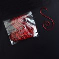 thumbnail image 1 of Liquidación de decoraciones navideñas feimajia, 20 ganchos para adornos, ganchos decorativos de alambre metálico, color rojo, 1 of 2