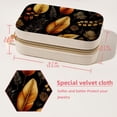 thumbnail image 5 of Thanksgiving Leaves Velvet Portable Jewelry Organizer with Removable Compartment - Necklace Holder, Jewelry Box, and Bracelet Holder, 5 of 7