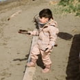 thumbnail image 4 of JAN & JUL Children's Waterproof Lightweight Rain-Pants with Adjustable Waist (Single-Layer: Soft Brown, Size 4T), 4 of 7