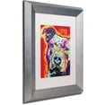 thumbnail image 2 of Dean Russo 'Thoughtful Pitbull' Matted Framed Art, 2 of 3
