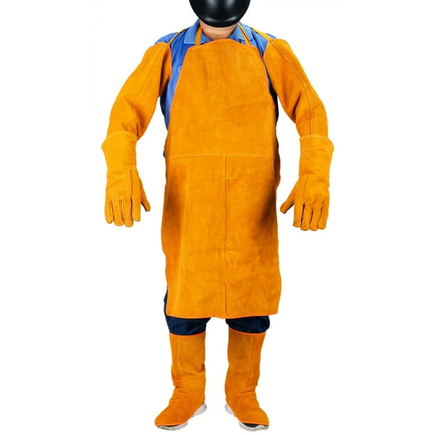 Trades Pro Leather Heat & FlameResistant Protective Welder Welding