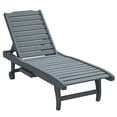 thumbnail image 1 of Outsunny Wooden Outdoor Lounge Chair, Adjustable Patio Chaise Recliner, 1 of 10