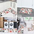 thumbnail image 5 of Paw Prints and Bones Kitchen Rugs Sets Of 2,Anti Fatigue Kitchen Mat Rugs Non Slip Washable,Decorative Kitchen Floor Mats for Kitchen,Sink,Laundry,17"x30"+17"x47", 5 of 7