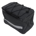thumbnail image 1 of Bike Rack Bag, Waterproof Reflective Large Capacity Bike Back Rack Carrier Rear Bike Bag with Rainproof Cover for Outdoor Cycling, 1 of 7